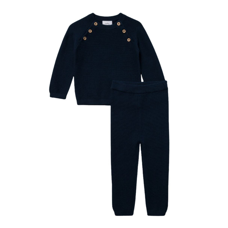 100 Cotton Baby Sweater and Pants Set Stellou Friends