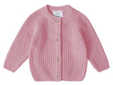 Stellou & Friends 100% Cotton Chunky Ribbed Knitted Cardigan for Boys & Girls Ages 0-6 Years