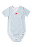 Stellou & Friends Unisex Crossbody Side Snap Onesies - Cotton Bodysuit - 3-Pack