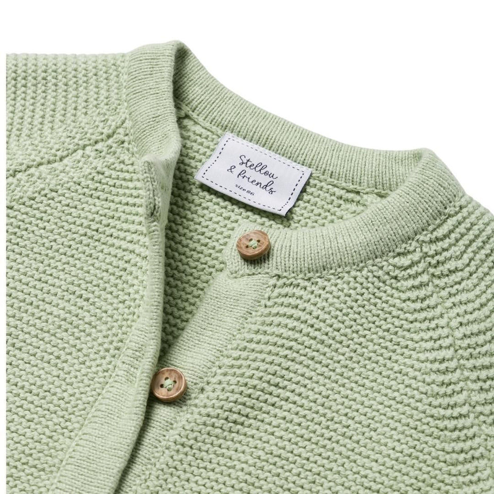 Stellou & Friends 100% Cotton Baby, Toddler and Kids Cardigan Sweater