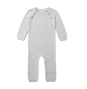 Newborn, Baby and Toddler 100% Cotton Long Sleeve Sweater Knit One-Piece Romper