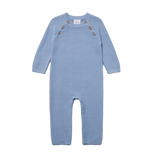 Newborn, Baby and Toddler 100% Cotton Long Sleeve Sweater Knit One-Piece Romper