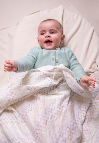 Stellou & Friends 100% Muslin Cotton Cloths, Pack of 3 for Baby Girls and Boys