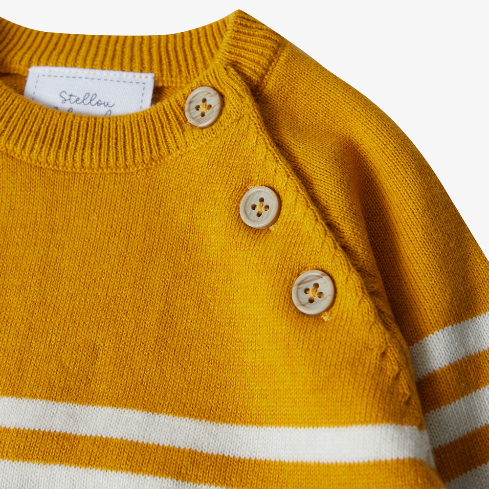 Stellou Friends 100 Cotton Knit Striped Baby Toddler Boys Girls