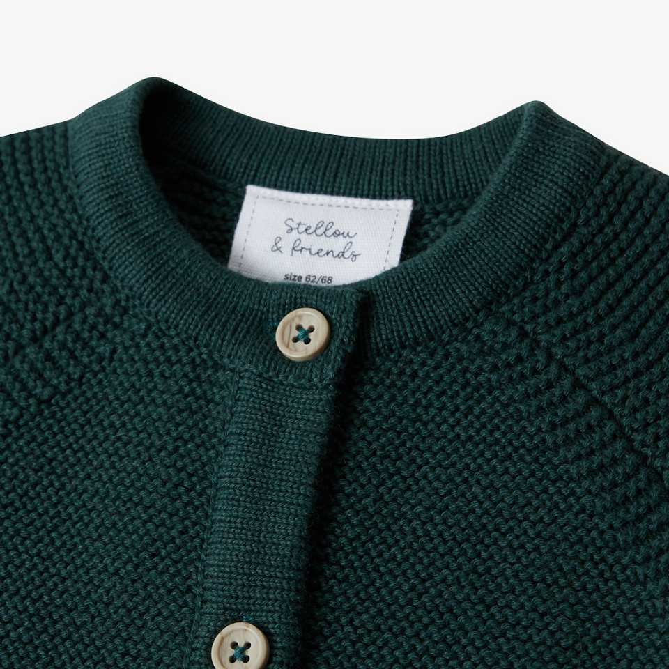 Stellou & Friends 100% Cotton Baby, Toddler and Kids Cardigan Sweater