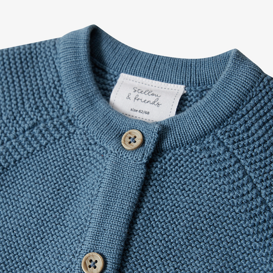 Stellou & Friends 100% Cotton Baby, Toddler and Kids Cardigan Sweater