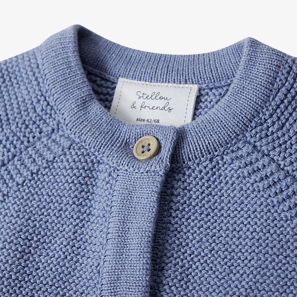 Stellou & Friends 100% Cotton Baby, Toddler and Kids Cardigan Sweater