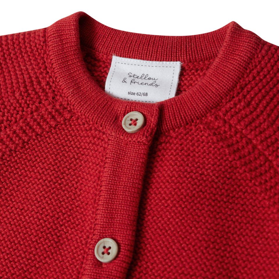 Stellou & Friends 100% Cotton Baby, Toddler and Kids Cardigan Sweater