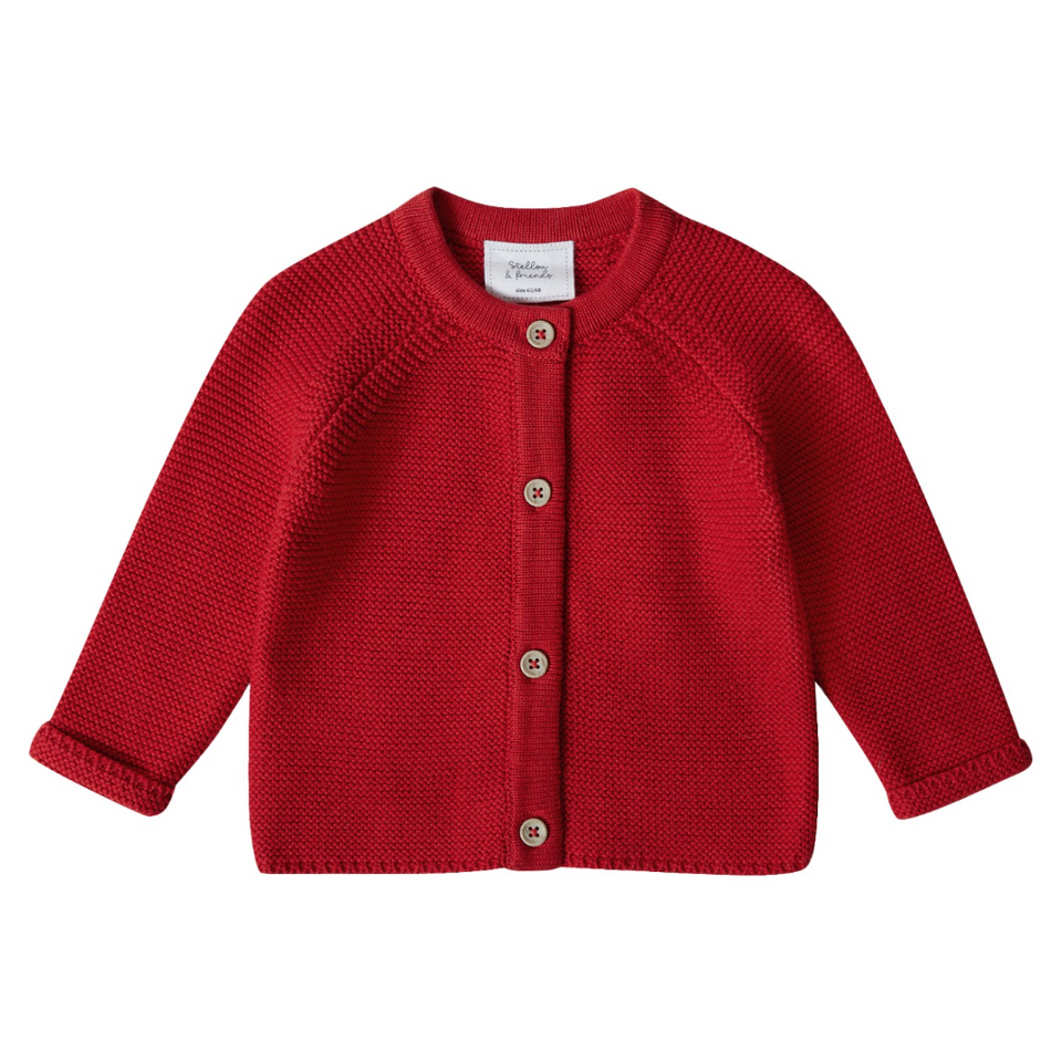 Stellou & Friends 100% Cotton Baby, Toddler and Kids Cardigan Sweater