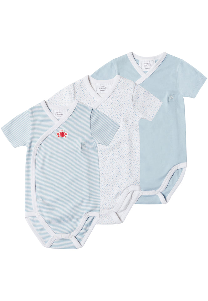 Stellou Friends Unisex Crossbody Side Snap Onesies Cotton