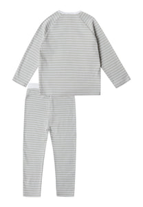 Stellou & Friends Unisex Baby, Newborn and Toddler Matching Side Snap Kimono Top and Pants Set