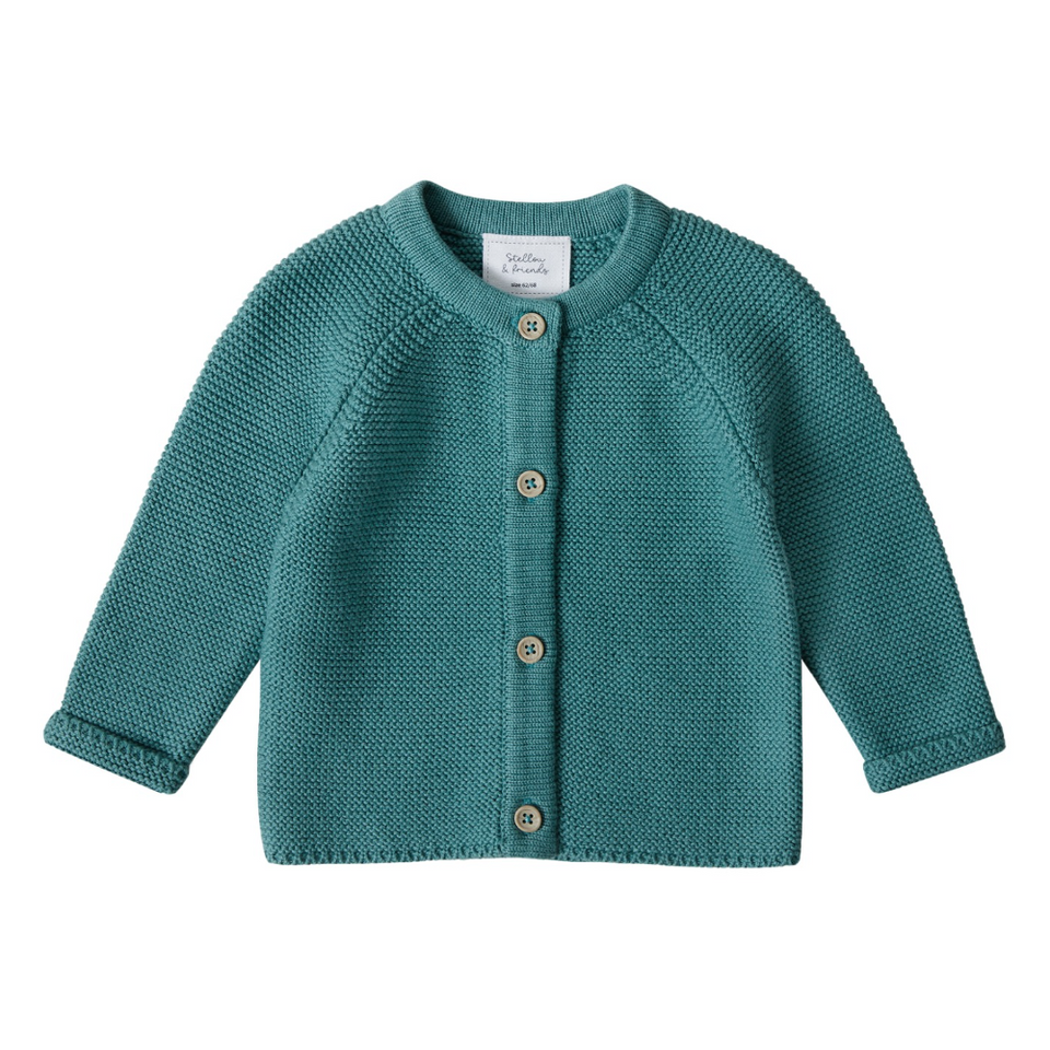 Stellou & Friends 100% Cotton Baby, Toddler and Kids Cardigan Sweater